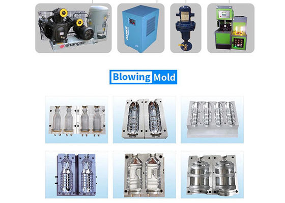 415V Automatic PET Bottle Blow Molding Machine 15KW Stretch Blow Molding