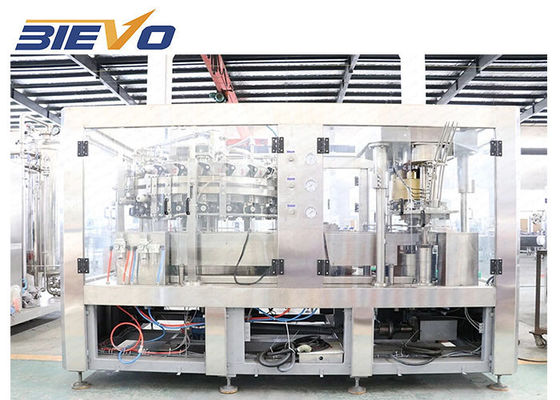 ISO 9001 SUS 304 2500kg Can Beverage Filling Machine