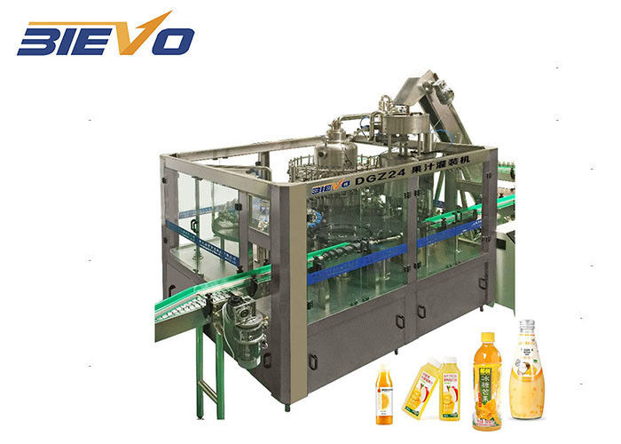 6000bph 380V 3.5KW Juice Filling And Capping Machine