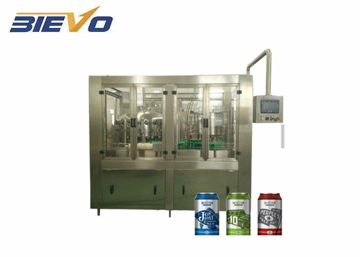 SUS 304 1500bph Beer Filling Machine Automatic Beer Bottle Filler ISO9001 Certificated