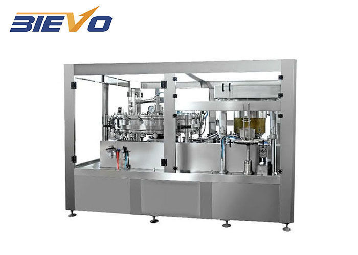 Automatic 12 Heads 6000cph Tin Can Aluminum Beverage Soda Can Filling And Sealing Machine