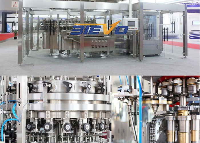 ISO 9001 SUS 304 200ml Can Beverage Filling Machine 6000cph Tin Packing Machine