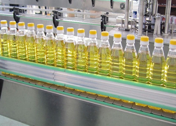 ISO 9001 2500bph Pneumatic Edible Oil Filling Machine 415V Bottle Packing Machine