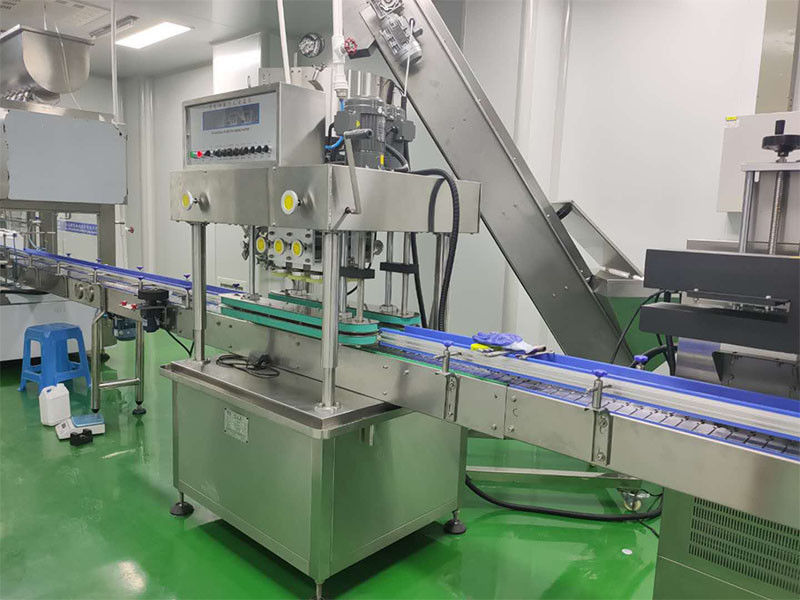 GXZ 2.5kw Liquid Hand Sanitizer Filling Machine Shrink Labeling